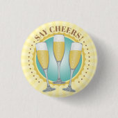 Champagne Glasses Button (Vorderseite)