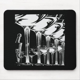 Champagne Glasses Mousepad