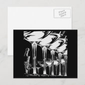 Champagne Glasses Postkarte (Vorne/Hinten)
