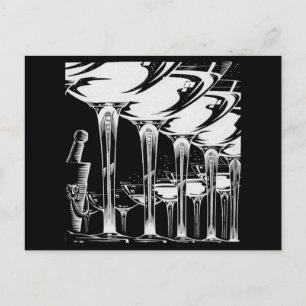 Champagne Glasses Postkarte