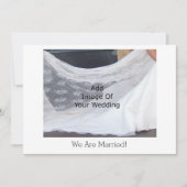 Champagne Glasses Simple Wedding Announcement Card Einladung (Vorderseite)