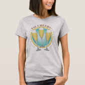 Champagne Glasses T - Shirt (Vorderseite)