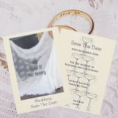 Champagne Glasses Wedding Save The Date