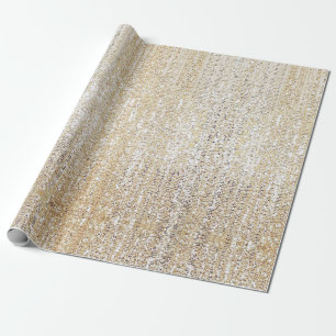 Champagne Glitter Moderne Geschenkpapier