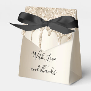 Champagne Glitter Tropfen Tröpfelnd Glitter Hochze Geschenkschachtel