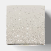 Champagne Glittery Gastgeschenk Hochzeit Geschenkb Geschenkschachtel (Oben)