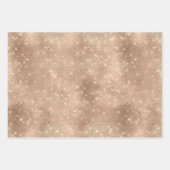 Champagne Glitz Cream Leopard Geschenkpapier Set (Vorderseite 2)