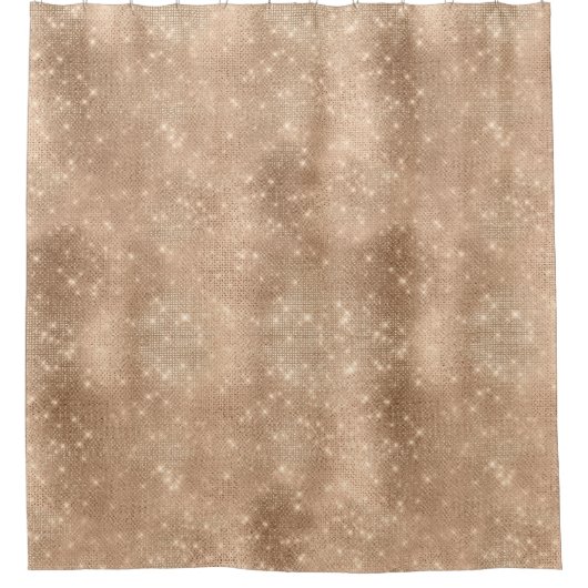 Champagne Glitz Duschvorhang (Vorderseite)
