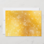 Champagne & Glitzer Strings | Silvester-Party Einladung (Rückseite)