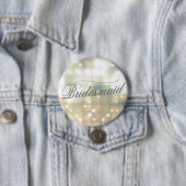 Champagne Glow Bridesmaid Button Button (Beispiel)