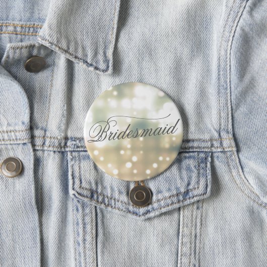 Champagne Glow Bridesmaid Button Button (Beispiel)