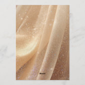 Champagne Glow Neujahrs-Einladung 2025 – Editierba Einladung (Rückseite)