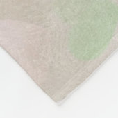 Champagne-Glühen-Herzen Fleecedecke (Ecke)