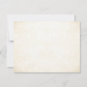 Champagne Gold Fairytale Crown Dankeskarte (Rückseite)