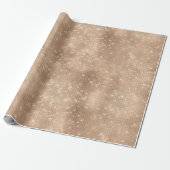 Champagne Gold Glam Sparkle Glitz Geschenkpapier (Ungerollt)