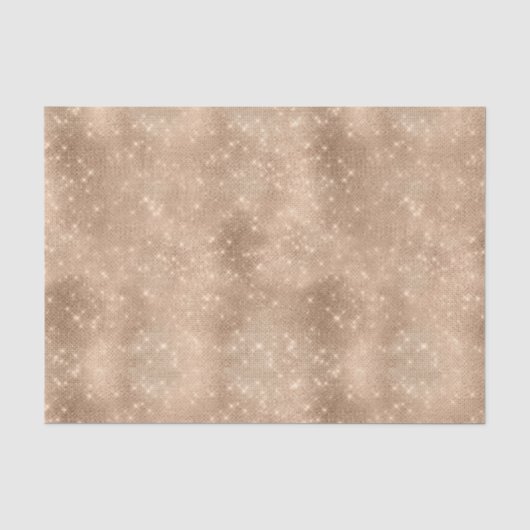 Champagne Gold Glam Sparkle Glitz Seidenpapier (Vorderseite)