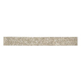 Champagne Gold Glitzy Glitzer Satinband (Vorderseite)
