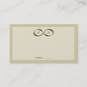 Champagne Gold Infinity Hand Clasp Wedding Place C Platzkarte