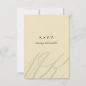 Champagne Gold Infinity Hand Clasp Wedding RSVP Ca (Rückseite)