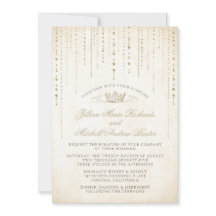 Champagne Gold Messe Crown Wedding