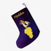 Champagne Grapes Kleiner Weihnachtsstrumpf (Rückseite (Hängend))