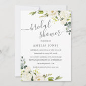 Champagne Green Watercolor Brautparty Einladung (Vorderseite)