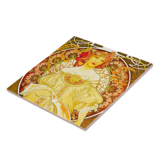 Champagne - große Keramik-Fliese Fliese (Seite)