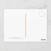 Champagne Happy New Year Postkarte (Rückseite)