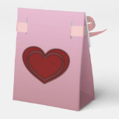 Champagne Heel Red Stiletto Shoe Favor Box Geschenkschachtel (Rückseite)