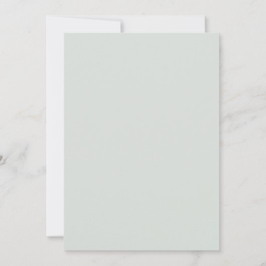 Champagne Ivory Blush Pink Blumengrün Foto Save The Date (Rückseite)