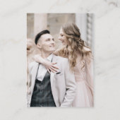 Champagne Ivory Blush Pink Floral QR Code UAWG Begleitkarte (Rückseite)