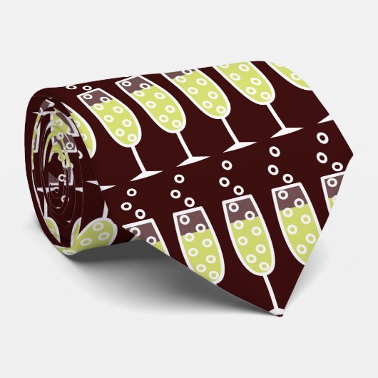 Champagne Krawatte (Gerollt)