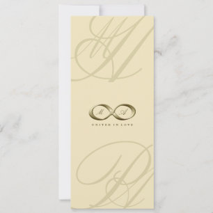 Champagne Liebe Unendlichkeit Handklammer Logo Hoc Einladung