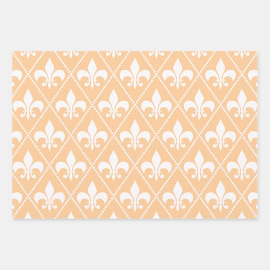 Champagne Lilie Geschenkpapier Set (Vorderseite 2)