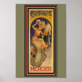 Champagne Mercier Art Nouveau Poster 13 x 19 (Vorne)