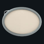 Champagne Metallic Solid Color | Classic | elegant Ovale Gürtelschnalle<br><div class="desc">Champagne Metallic Solid Color | Classic | elegant | Trendy | Stilvoll | Geschenk</div>