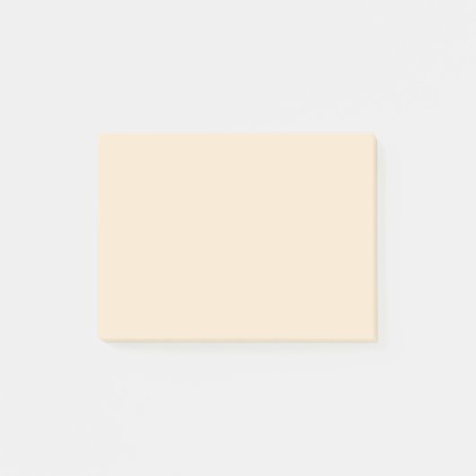 Champagne Metallic Solid Color | Classic | elegant Post-it Klebezettel (Vorderseite)