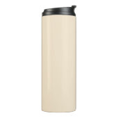 Champagne Metallic Solid Color | Classic | elegant Thermosbecher (Nach links gedreht)