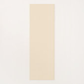 Champagne Metallic Solid Color | Classic | elegant Yogamatte (Rückseite)