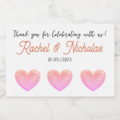 Champagne mini bottles favors personalized schaumweinetikett (Einzelnes Label)