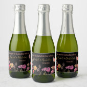 Champagne mini bottles favors personalized schaumweinetikett (Flaschen)