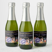 Champagne mini bottles favors personalized sparkli schaumweinetikett (Flaschen)
