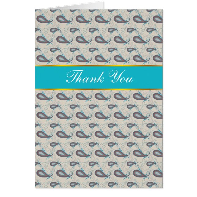 Champagne Paisley Pattern (Vorne)