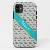 Champagne Paisley Pattern Case-Mate iPhone Hülle (Rückseite)