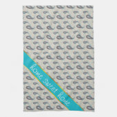 Champagne Paisley Pattern Geschirrtuch (Vertikal)