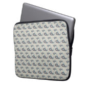 Champagne Paisley Pattern Laptopschutzhülle (Vorderseite Links)