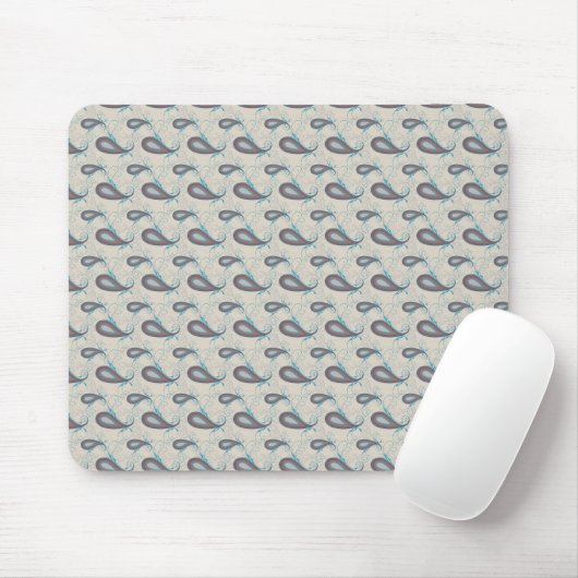 Champagne Paisley Pattern Mousepad (Mit Mouse)