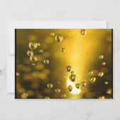 Champagne Party Geburtstagsveranstaltung Einladung (Rückseite)