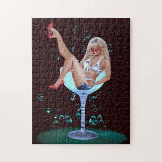 CHAMPAGNE PARTY GIRL PUZZLE (Vertikal)