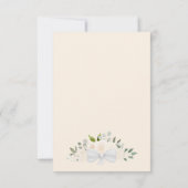 Champagne Peach Boho Oval Foto Hochzeit Save The Date (Rückseite)